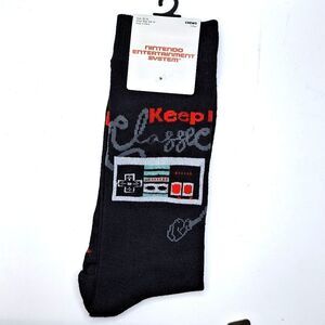 NINTENDO keep it classic gaming socks gamer accessory